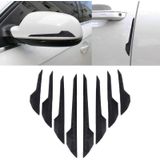 8 PCS Car Vehicle Door Side Guard Anti Crash Strip Exterior Avoid Bumps Collsion Impact Protector Sticker(Black)