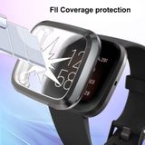 ENKAY Hat-prince Full Coverage Electroplate TPU Case for Fitbit Versa 2(Black)