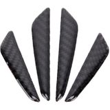 4 in 1 Anti-Scratch Carbon Fiber Universal Auto Door Side Edge Protection Guard Trim Sticker(Black)