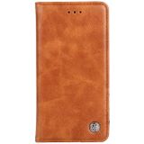 For iPhone 6 Plus / 6s Plus Non-Magnetic Retro Texture Horizontal Flip Leather Case with Holder & Card Slots & Wallet(Brown)