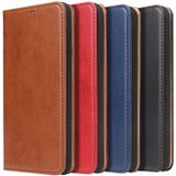 Fierre Shann PU Genuine Leather Texture Horizontale Flip Lederen case met houder & kaartslots & portemonnee voor iPhone 11 Pro(Rood)