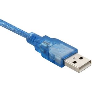 USB 2.0 AM to AM Cable  Length: 30cm(Blue)