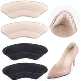 5 Pairs 062 High-heeled Shoes Sponge Soft Anti-abrasion Anti-slip Heel Protective Sticker(Apricot)