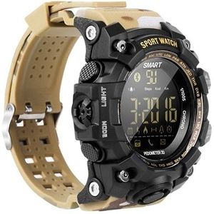 EX16S Sports Smart Watch IP67 Waterproof Outdoor Bluetooth Remote Pedemeter Long Standby