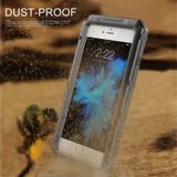 Waterproof Dustproof Shockproof Zinc Alloy + Silicone Case for iPhone 8 & 7 (Black)