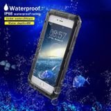 Waterproof Dustproof Shockproof Zinc Alloy + Silicone Case for iPhone 8 & 7 (Black)
