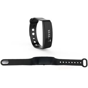 TLW05 0.86 inch OLED Display Bluetooth Smart Bracelet  IP66 Waterproof Support Pedometer / Calls Remind / Sleep Monitor / Sedentary Reminder / Alarm / Remote Capture  Compatible with Android and iOS Phones (Black)