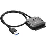 UGREEN USB 3.0 to SATA Adapter Cable Converter for 2.5 / 3.5 inch Hard Drive Disk HDD and SSD  Support UASP SATA 3.0(Black)