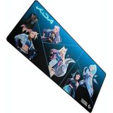 Logitech G840 KDA Gaming Keyboard Mouse Pad Table Mat  Size: 900x400x3mm