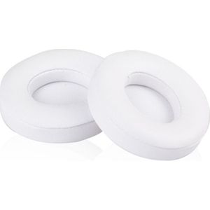 1 Pair Leather Headphone Protective Case for Beats Solo2.0 / Solo3.0 Wireless Version (White)