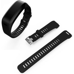 Silicone Sport Wrist Strap for Garmin Vivosmart HR 1 (Black)