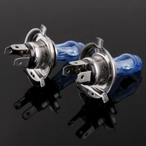 HOD H4 Halogen Bulb  Super White Car Headlight Bulb  12 V  90 /100W  6000K 2400 LM (Pair)