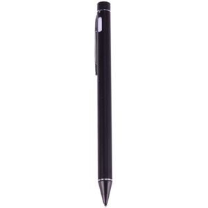 Universal Rechargeable Capacitive Touch Screen Stylus Pen with 2.3mm Superfine Metal Nib  For iPhone  iPad  Samsung  and Other Capacitive Touch Screen Smartphones or Tablet PC(Black)