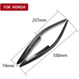 2 PCS Carbon Fiber Car Lamp Eyebrow Decorative Sticker for 1998-2002 Honda Accord