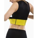 3 PCS Neoprene Sweat Sauna Hot Body Shapers Vest Waist Trainer Slimming Vest Shapewear Weight Loss Waist Shaper Corset  Size:2XL(Black)