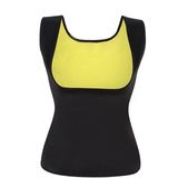 3 PCS Neoprene Sweat Sauna Hot Body Shapers Vest Waist Trainer Slimming Vest Shapewear Weight Loss Waist Shaper Corset  Size:2XL(Black)