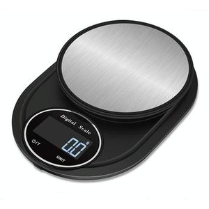 Home Kitchen Electronic Scale High Precision Stainless Steel Jewelry Scale  Style:Hemming  Specification:5kg/1g