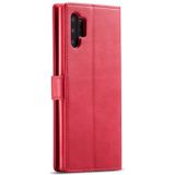 Voor Galaxy Note 10 Plus LC. IMEEKE Calf Texture Horizontal Flip Leather Case  met Holder & Card Slots & Wallet(Rose Red)