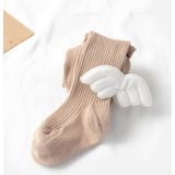 Spring And Autumn Children Tights Baby Knitting Pantyhose Size: M 1-2 Years Old(Milk Brown)