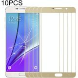 10 PCS Front Screen Outer Glass Lens for Samsung Galaxy Note 5 (Gold)