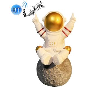 Wireless Bluetooth Small Speaker TWS Mini Portable Astronaut Audio(Gold)