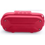 NewRixing NR3023 Portable Stereo Wireless Bluetooth Speaker  Built-in Microphone  Support TF Card / FM(Red)