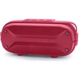 NewRixing NR3023 Portable Stereo Wireless Bluetooth Speaker  Built-in Microphone  Support TF Card / FM(Red)