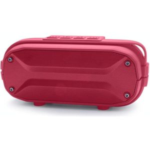 NewRixing NR3023 Portable Stereo Wireless Bluetooth Speaker  Built-in Microphone  Support TF Card / FM(Red)