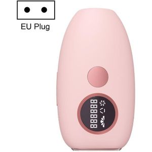 Home Laser Freezing Point Hair Removal Apparatus Full Body Beauty Portable Hair Removal Apparatus  Style: EU Plug(Freezing Point Pink)