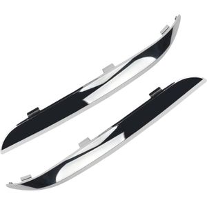 A3916 2 PCS Car Electroplating Front Bumper Trim 68127940AB/68127941AB for Chrysler 300 2011-2014