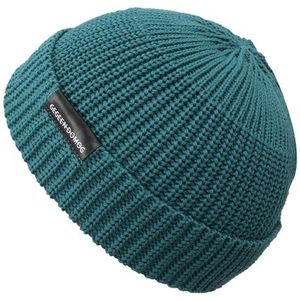 A21 Short Beanie Retro Hip Hop Knitted Cap  Size:One Size(Green)