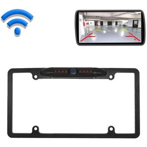 US License Plate Frame WiFi Wireless Car Reversing Rear View Wide-angle Starlight Night Vision Camera
