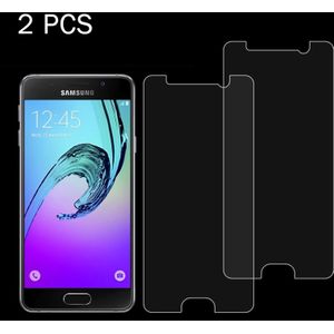 2 PCS for Galaxy A3(2016) / A310 0.26mm 9H Surface Hardness 2.5D Explosion-proof Tempered Glass Screen Film