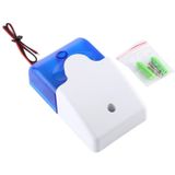 103 Mini Strobe Siren Durable Home Security Alarm System (Blue)