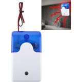 103 Mini Strobe Siren Durable Home Security Alarm System (Blue)