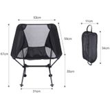 Outdoor Portable Folding Camping Chair Light Fishing Beach Chair Aviation Aluminum Alloy Backrest Recliner