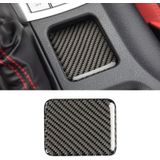 Car Carbon Fiber Seat Heating Panel Decorative Sticker for Subaru BRZ / Toyota 86 2013-2019  Left and Right Drive Universal without Hole (Black)