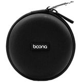 Baona BN-F009 Oxford EVA Storage Bag Box with Carabiner for Headphone / Earphone & Data Cable(Black)
