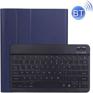 A11BS 2020 Ultra-thin ABS Detachable Bluetooth Keyboard Protective Case for iPad Pro 11 inch (2020)  with Backlight & Pen Slot & Holder (Dark Blue)
