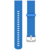 18mm Texture Silicone Wrist Strap Watch Band for Fossil Female Sport / Charter HR / Gen 4 Q Venture HR (Sky Blue)