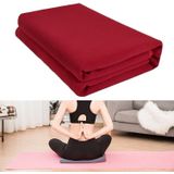 Yoga Blanket Meditation Auxiliary Blanket Yoga Supplies(Wine Red)