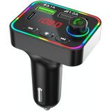 F4 Car MP3 Player FM Transmitter Colorful Backlight USB Charger Dual USB Car Accessories