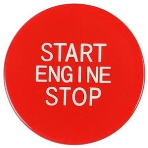 Car Carbon Fiber One-button Start Decorative Sticker for BMW 3 Series / G20 / G05 / G06 / G07 / G14 / G29 / F40 / F44(Red)