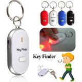 Mini LED Whistle Key Finder Flashing Beeping Remote Lost Keyfinder Locator Keyring for children(blue)