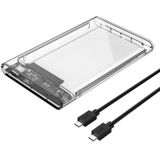 ORICO 2139C3-G2 4TB SATA 2.5 inch USB3.1 Gen2 USB-C / Type-C Interface Transparent Hard Drive Enclosure