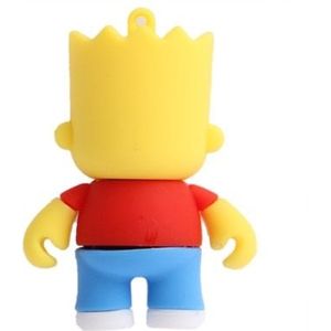 The Simpsons Bart  Shape Silicone USB2.0 Flash disk  Special for All Kinds of Festival Day Gifts (8GB)