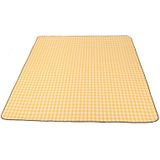FP1409 6mm Thickened Moisture-Proof Beach Mat Outdoor Camping Tent Mat With Storage Bag 150x200cm( Yellow White)