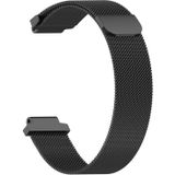 Milanese Wrist Strap Watchband for Garmin Forerunner 235 22cm(Black)