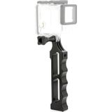 PULUZ Aluminum Alloy Tactical Hand Holder Grip for DJI Osmo Action  GoPro NEW HERO /HERO7 /6 /5 /5 Session /4 Session /4 /3+ /3 /2 /1  Xiaoyi and Other Action Cameras(Black)