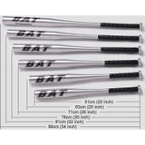 Aluminium Alloy Baseball Bat Of The Bit Softball Bats  Size:32 inch(80-81cm)(Black)